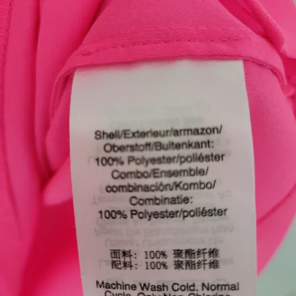 NWT DKNY Hot Pink Top Sz Small - Picture 7 of 8